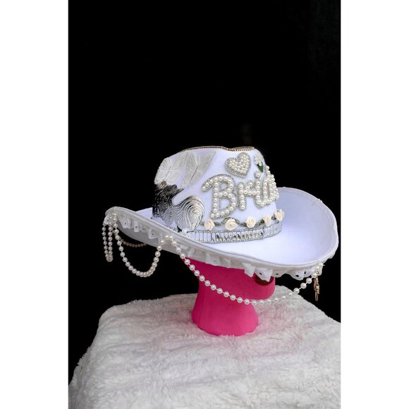 Pearl Bride Cowgirl Hat main image 4